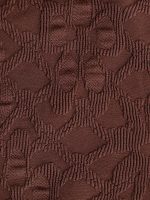 Dark Coffee Jacquard X Cross Bikini Top - Image 8