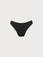 Black Low Waisted Bikini Bottom - Image 5