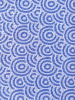 Blue Jacquard High Waist Bikini Bottom - Image 8
