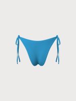 Blue Reversible Tie Bikini Bottom - Image 8