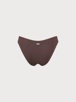 Coffee Ribbed Bikini Bottom - Image 10
