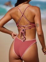 Contrast Stitch Bikini Bottom - Image 3
