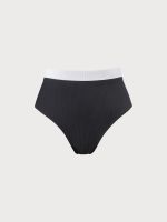 Contrast Trim Plus Size Bikini Bottom - Image 6