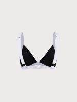 Contrast Trim Triangle Bikini Top - Image 12