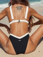 Contrast Trim V-Cut Bikini Bottom - Image 2