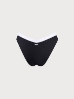 Contrast Trim V-Cut Bikini Bottom - Image 11