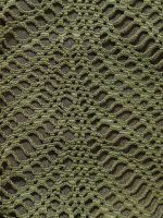 Army Green Crochet Halter Triangle Bikini Top - Image 8