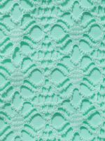 Cyan V-Cut Mesh Bikini Bottom - Image 8