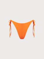 Orange Reversible Tie Bikini Bottom - Image 7