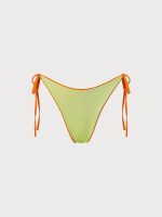 Orange Reversible Tie Bikini Bottom - Image 8