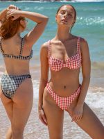 Red Gingham Underwire Bikini Top - Image 9