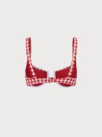Red Gingham Underwire Bikini Top - Image 14