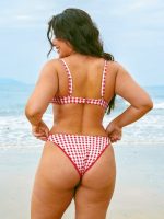 Red Gingham Underwire Bikini Top - Image 7