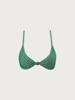 Reversible Geometric Textured Knot Bikini Top - Image 7