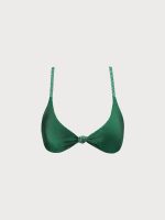 Reversible Geometric Textured Knot Bikini Top - Image 9