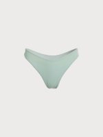 Cyan Solid Low Waisted Bikini Bottom - Image 7
