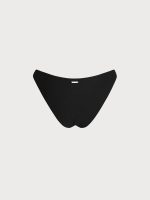 Black & White Color Block High-Cut Bikini Bottom - Image 9