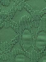 Dark Green Jacquard Cut Out Bikini Top - Image 7