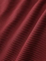 Wine Red Cutout Gold-Accented Bikini Top - Image 9