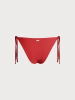 Red Solid Tie Bikini Bottom - Image 6