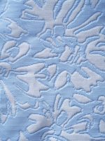 Light Blue Floral Textured O-Ring Bikini Bottom - Image 7