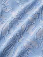 Light Blue Bloom Textured Bikini Top - Image 7