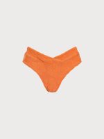 Floral Jacquard Full Coverage Bikini Bottom - Image 5