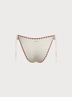 Off White Stitch Tie Bikini Bottom - Image 6