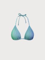 Green Gradient Halter Bikini Top - Image 5