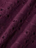 Burgundy Textured Tankini Top - Image 10