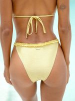 Yellow Ruffled Bikini Bottom - Image 2