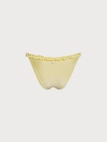 Yellow Ruffled Bikini Bottom - Image 8